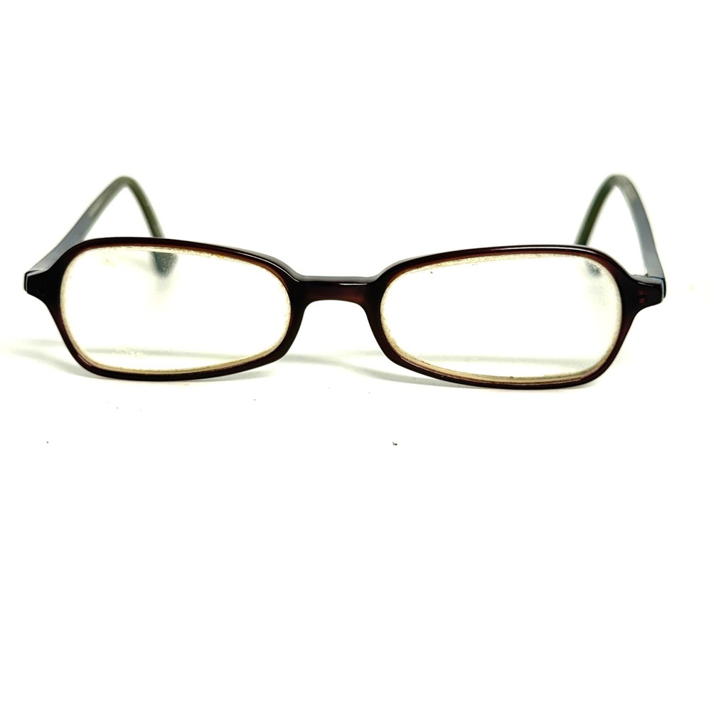 Fendi F565 Eyeglasses Frames Brown Rectangular 47-17-140 Italy Vintage Womens
